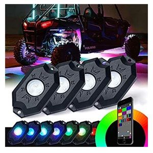 Led rock lights kit for lifted vehicles